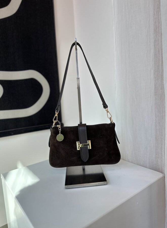 Hazel Suede Donkerbruin
