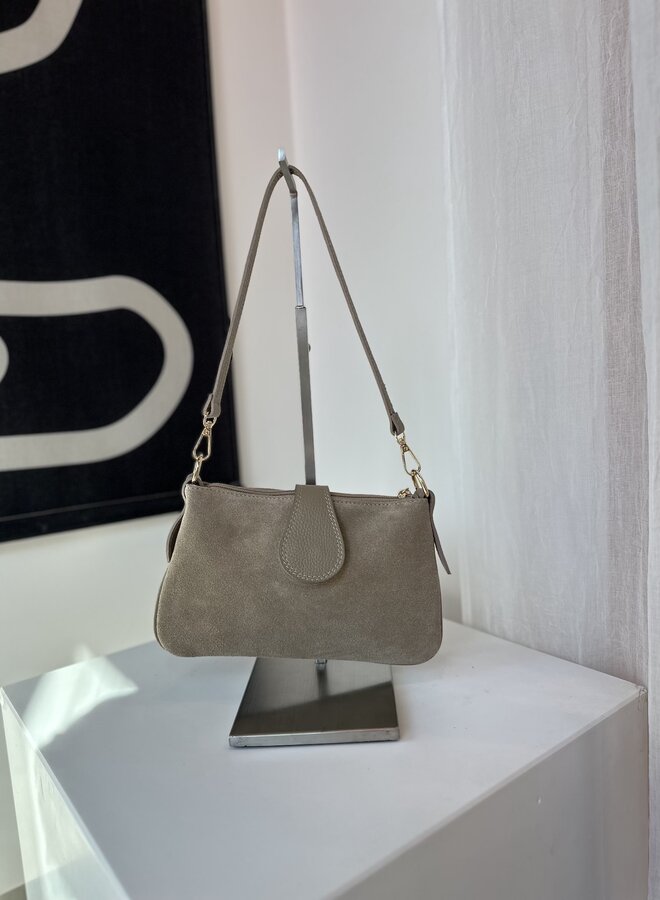 Hazel Suede Taupe
