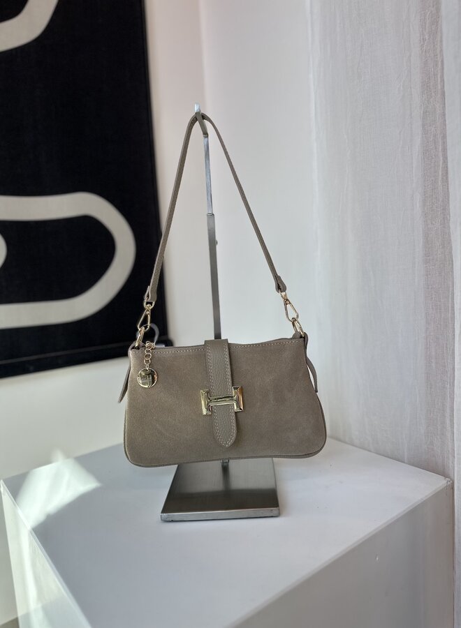 Hazel Suede Taupe