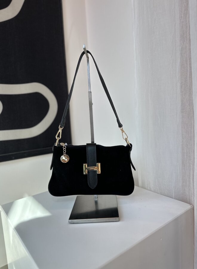 Hazel Suede Zwart