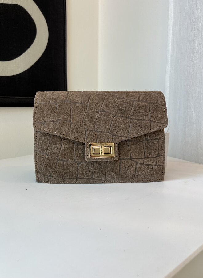 Aya Croco Taupe