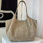 Lou Large Suede Beige