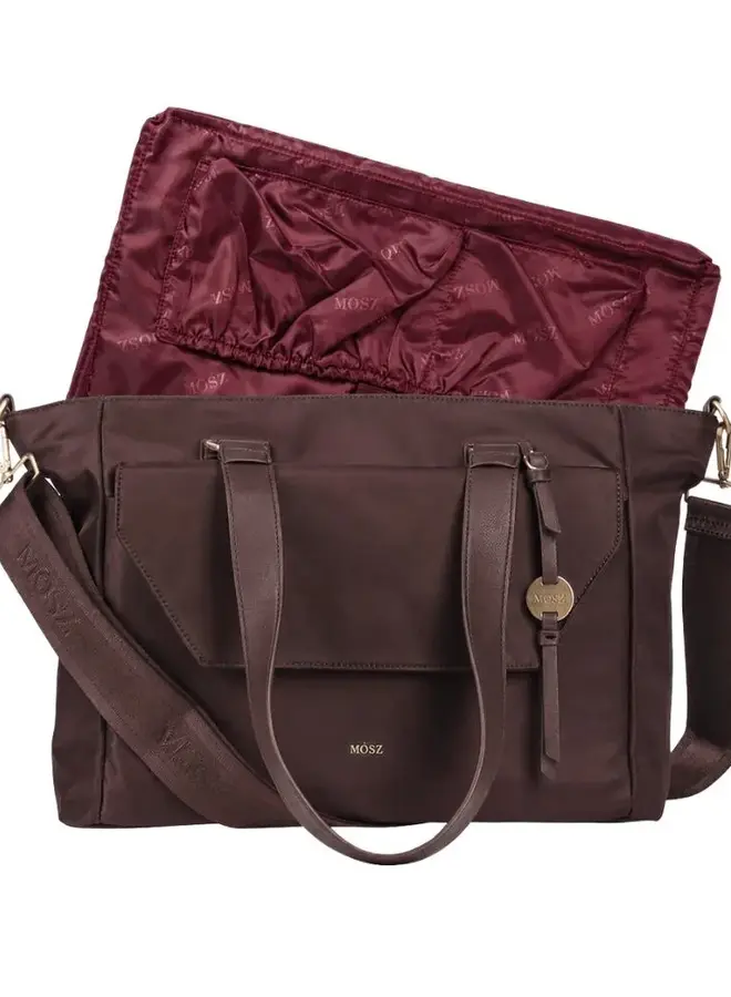 Denise Laptop Shopper Donkerbruin