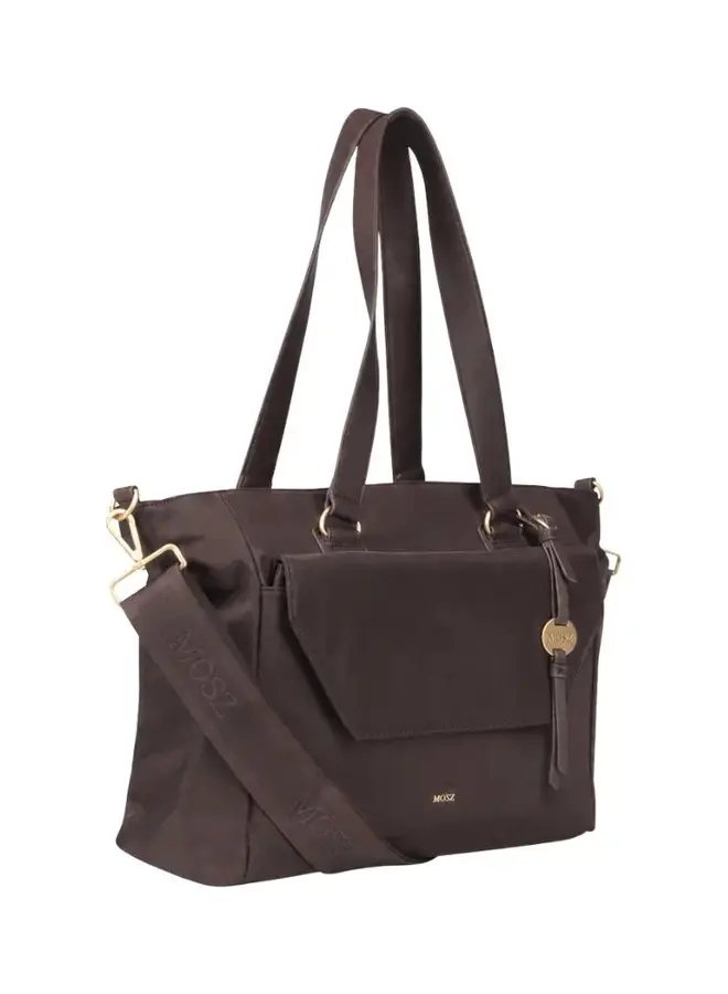 Denise Laptop Shopper Donkerbruin