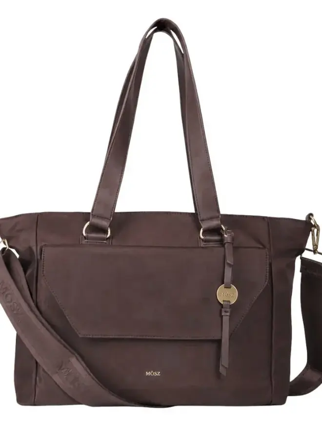 Denise Laptop Shopper Donkerbruin