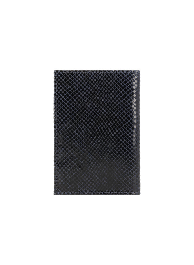 Petite Valise Python Blue Orient