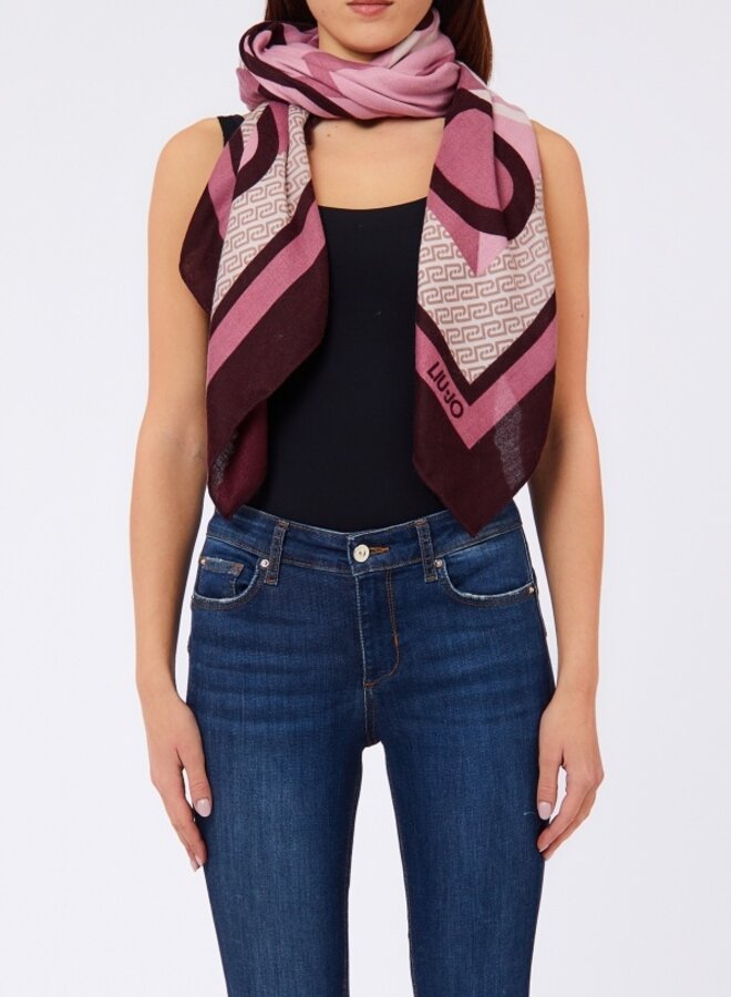 Sjaal Red Aubergine