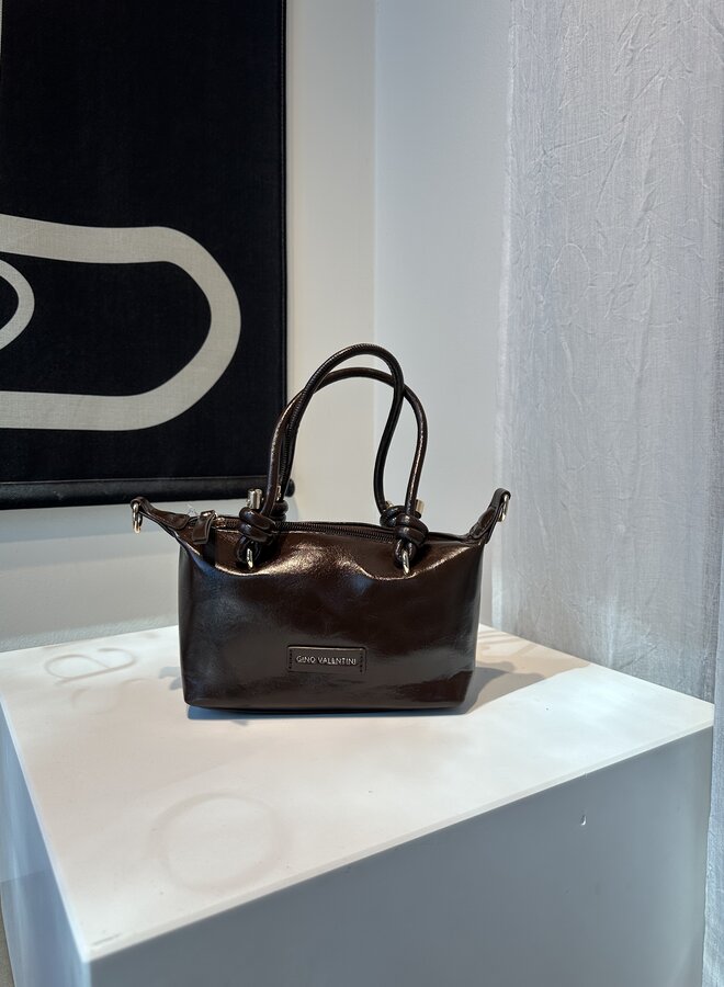 Gina Glossy Donkerbruin