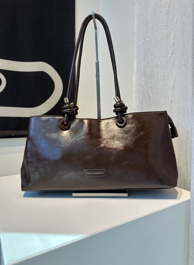 Gia Glossy Donkerbruin