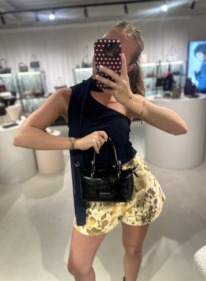 Gina Glossy Donkerbruin