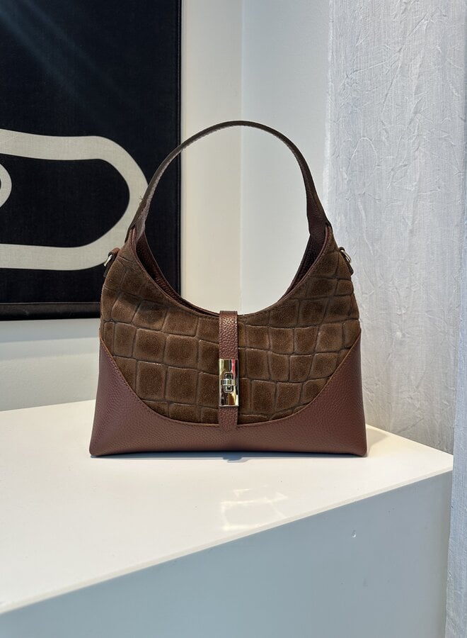 Birgit Croco Cognac