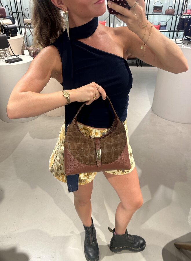 Birgit Croco Cognac