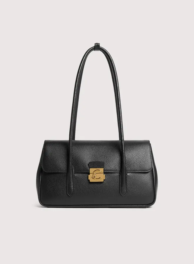 C-Me Lock Schoudertas Black