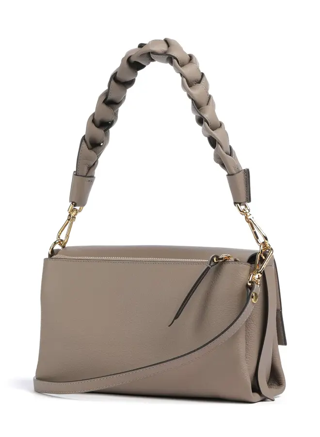 Boheme Grana Double Schoudertas Flap Warm Taupe/Rosette
