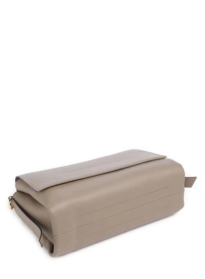 Boheme Grana Double Schoudertas Flap Warm Taupe/Rosette