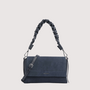 Boheme Grana Double Schoudertas Flap Suede Midnight Blue