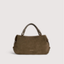 Lizzie Handtas Suede Fango