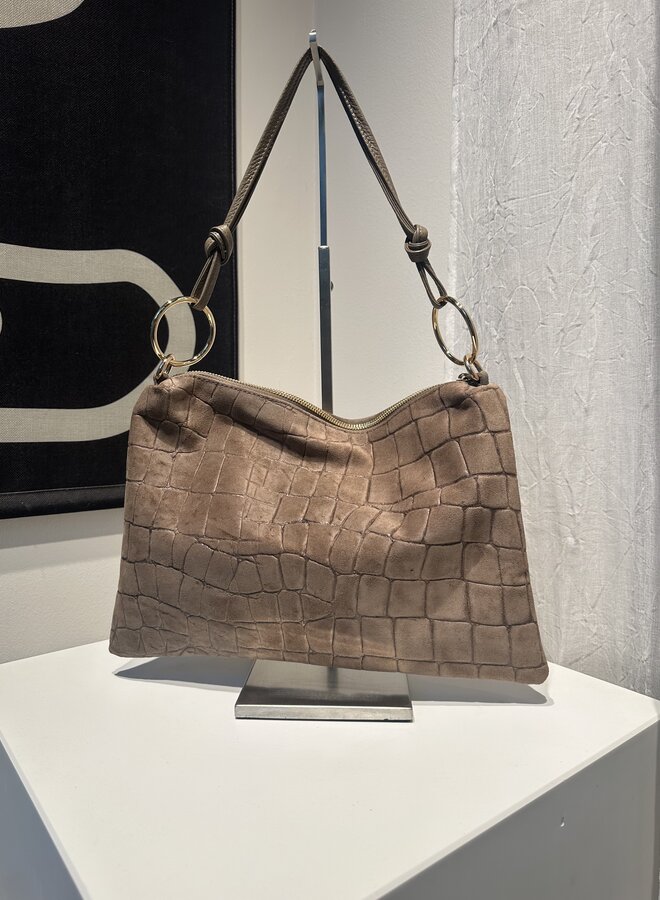 Pien XL Croco Taupe