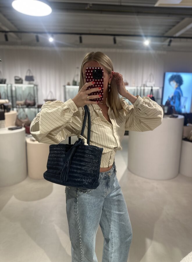 Perkins Schoudertas Indigo Blue