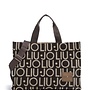 Soft Tote Logo Donkerbruin