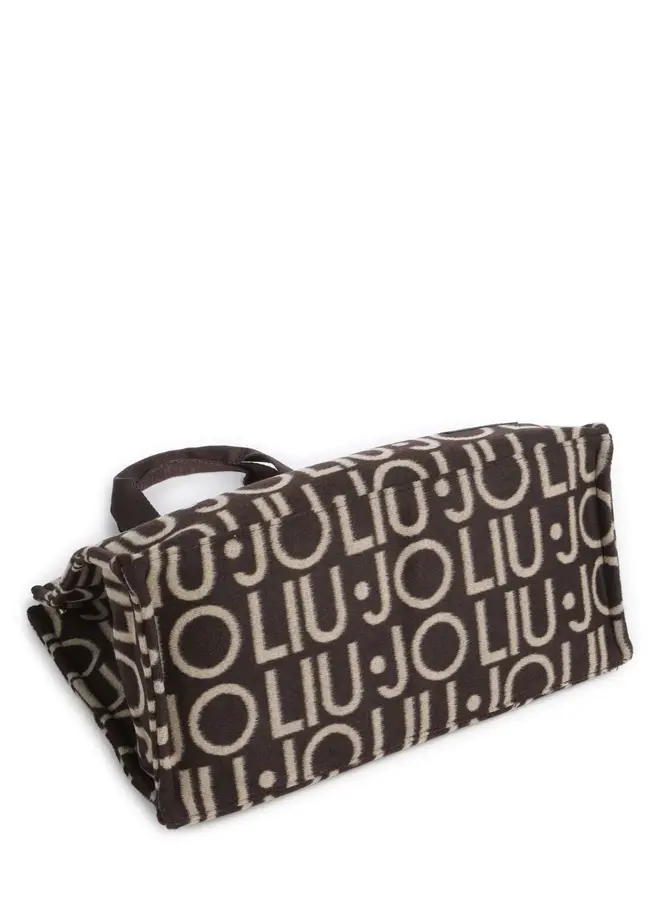 Soft Tote Logo Donkerbruin