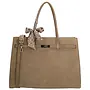 The Hamptons Laptoptas Suede Taupe