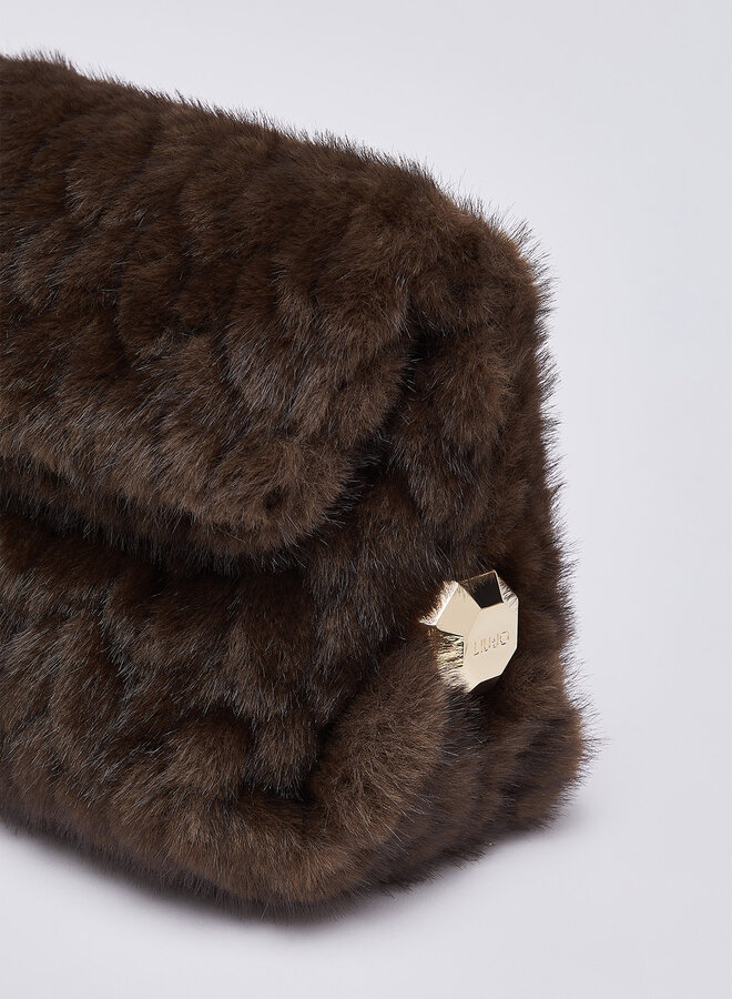 Riccy Pochette M Fluffy Donkerbruin
