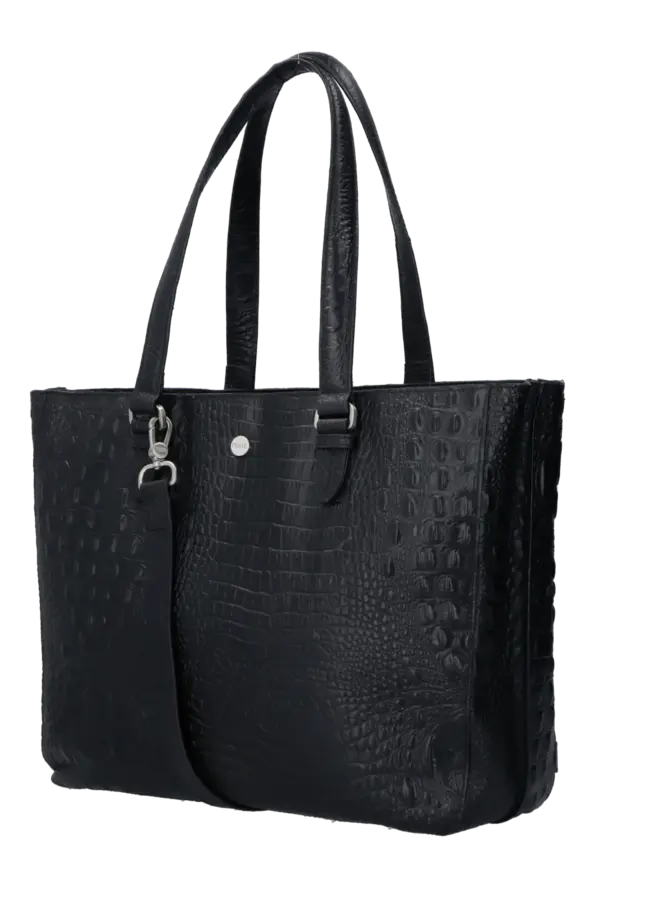 Caithy Croco Black 15,6 inch