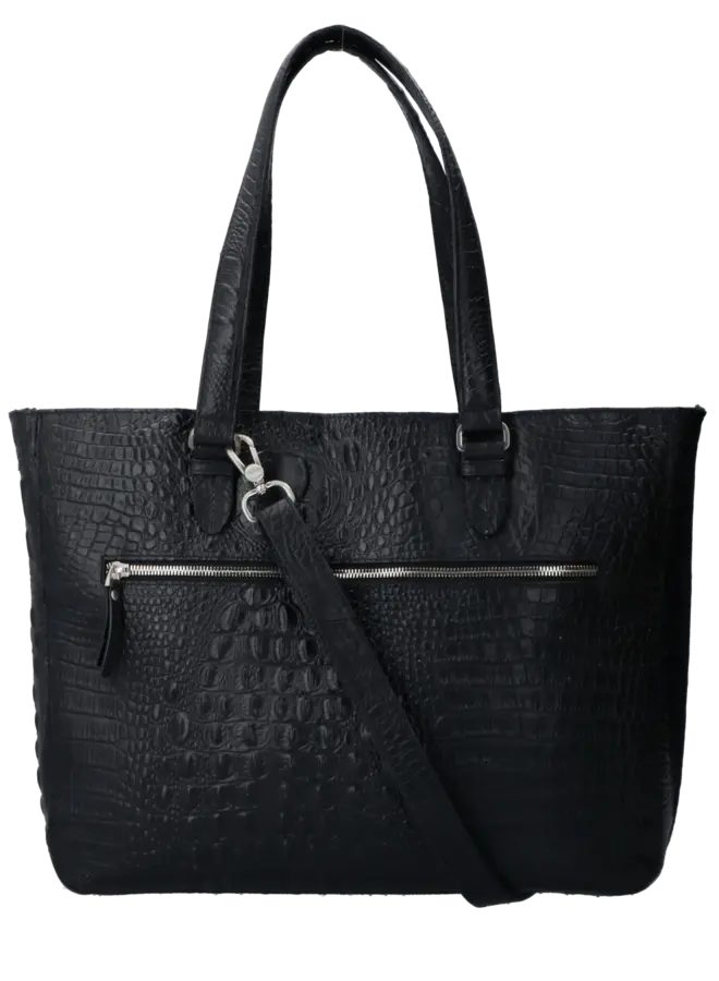 Caithy Croco Black 15,6 inch