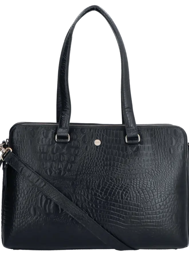 Charlotte Croco Black 15,6 Inch
