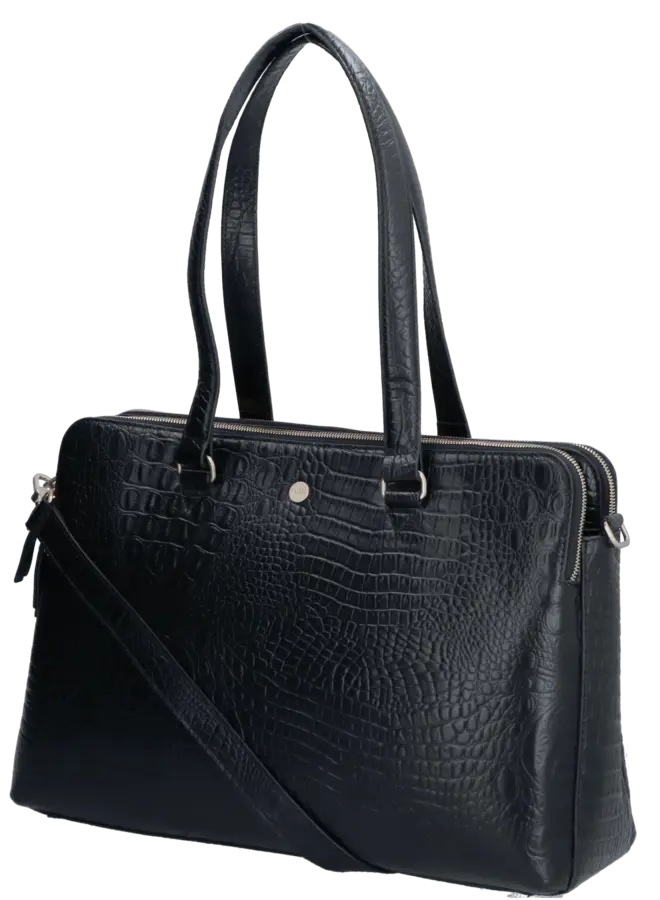 Charlotte Croco Black 15,6 Inch