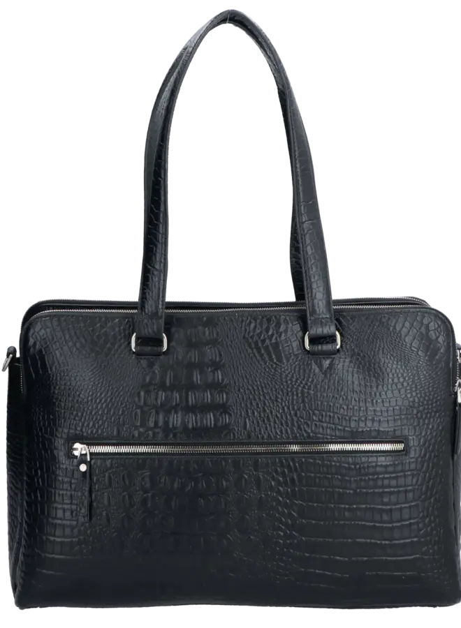 Charlotte Croco Black 15,6 Inch