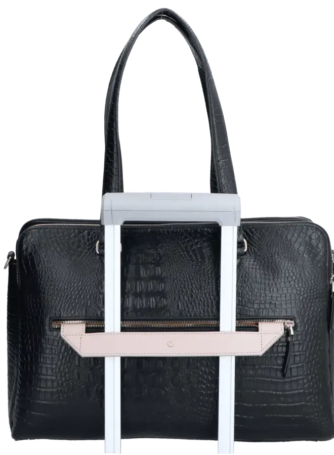 Charlotte Croco Black 15,6 Inch