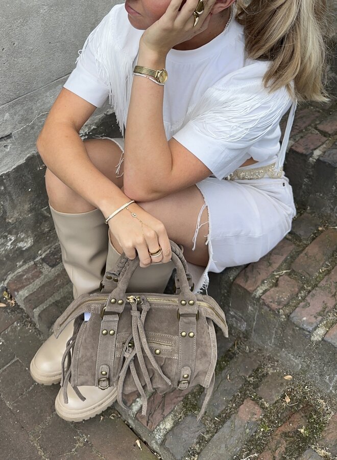Everyday Small Suede Taupe