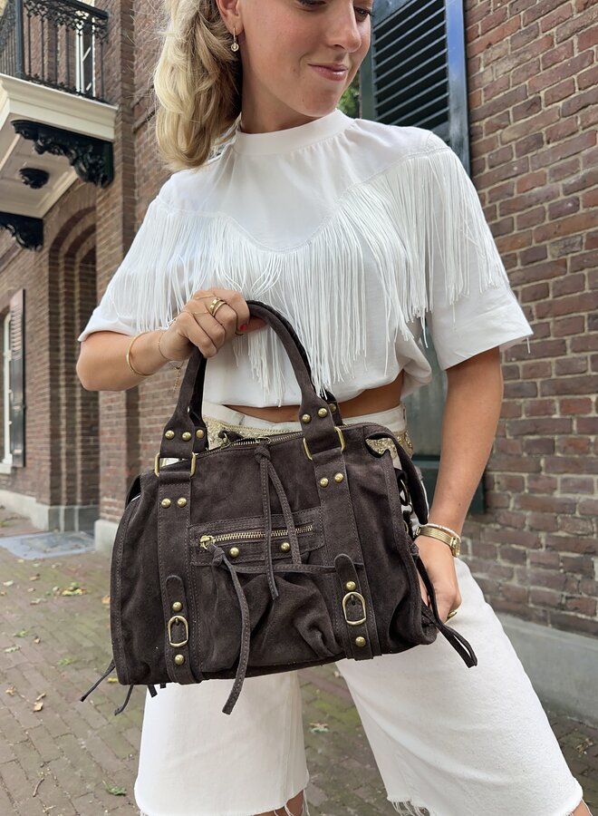 Everyday Medium Suede Donkerbruin