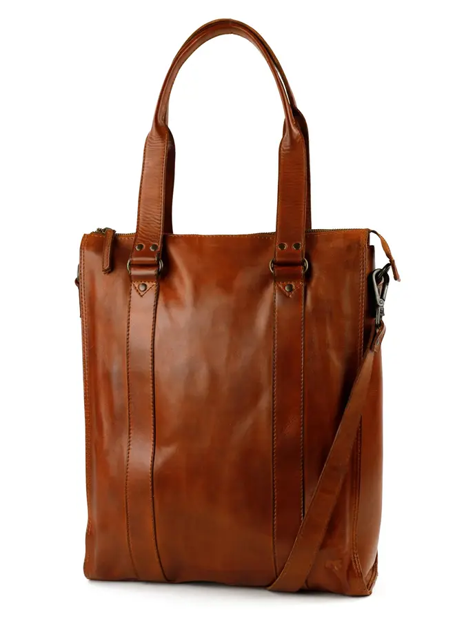 Shopper/laptoptas Freya Cognac