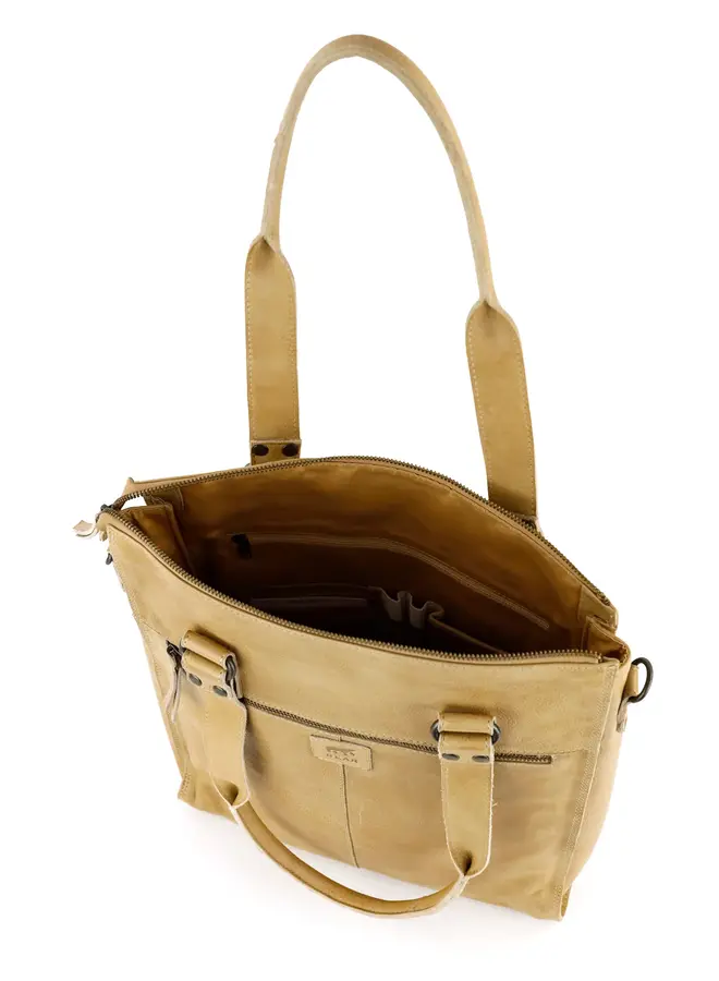 Shopper/laptoptas Freya Baltic Beige