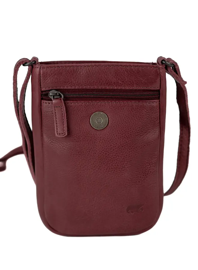 Schoudertas Millie Merlot