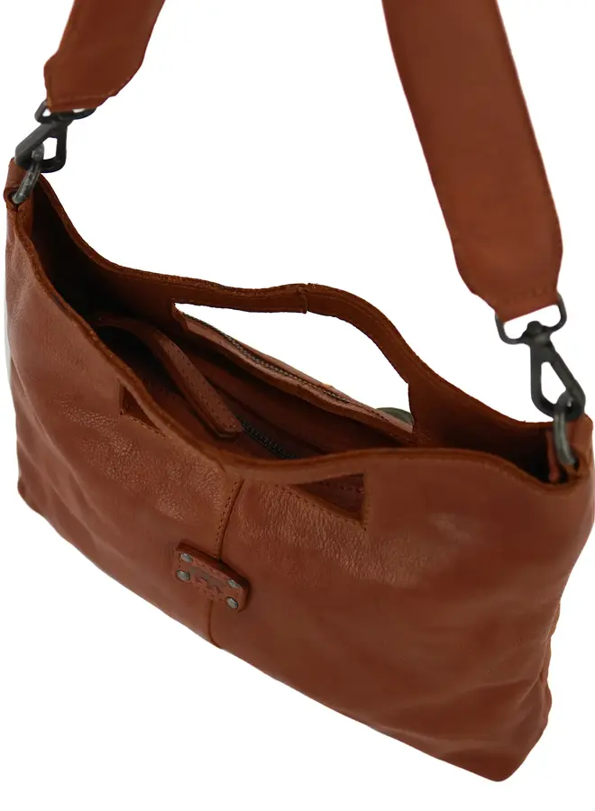 Hand-/Schoudertas Feline Cognac