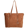 Birmingham Shopper Laptop Suede Cognac