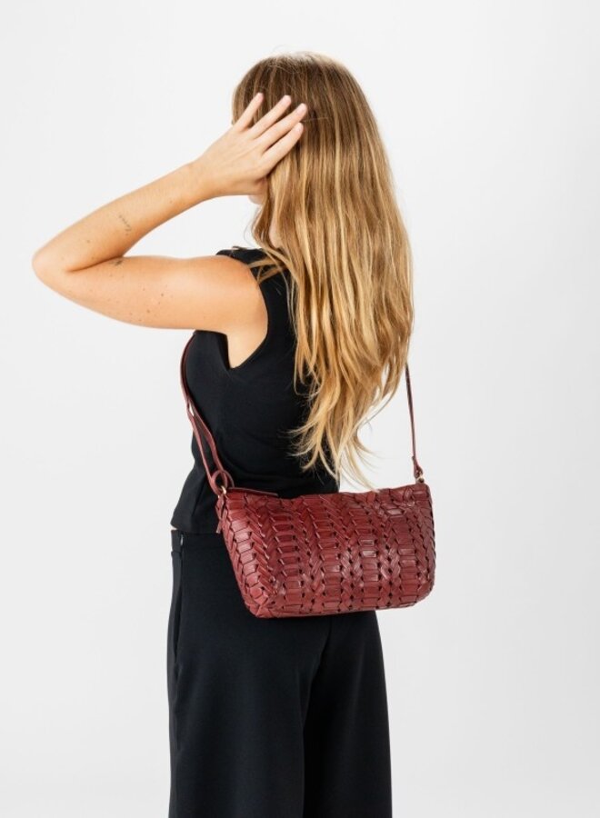 Elk Crossbody Burgundy