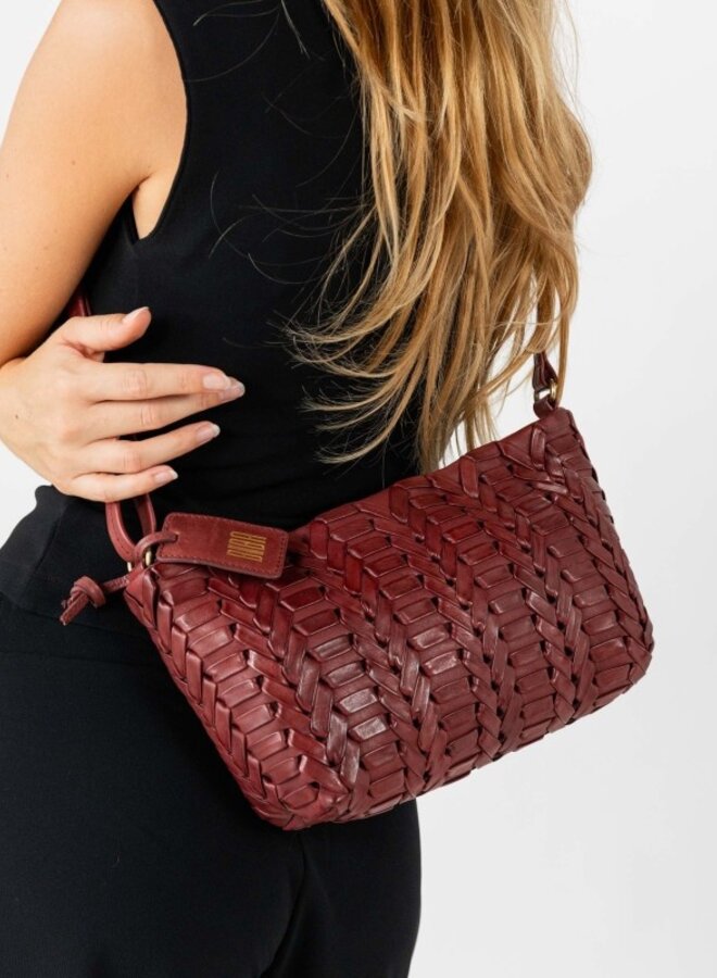Elk Crossbody Burgundy