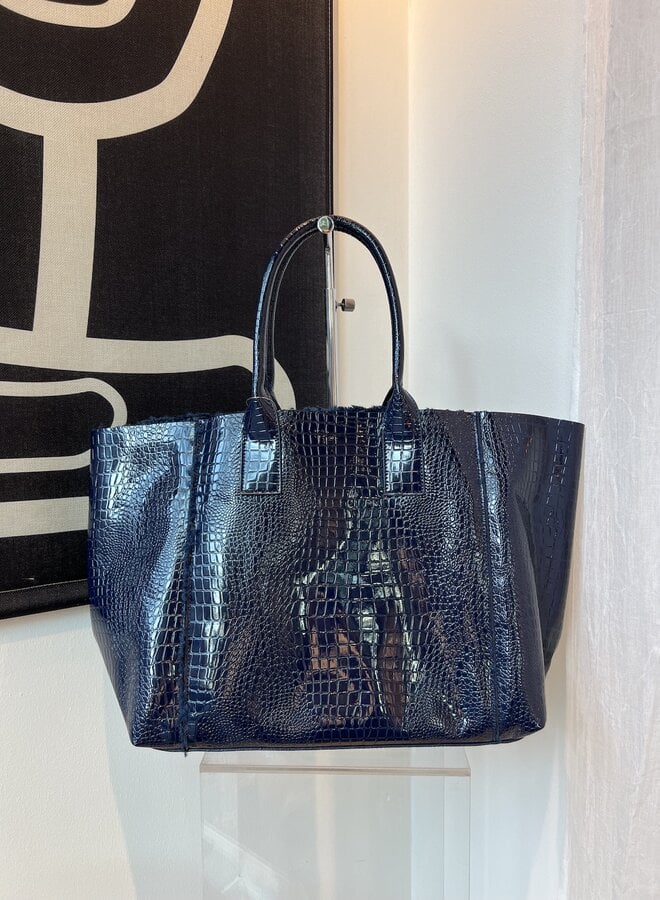 Daily Shopper Glossy Blauw