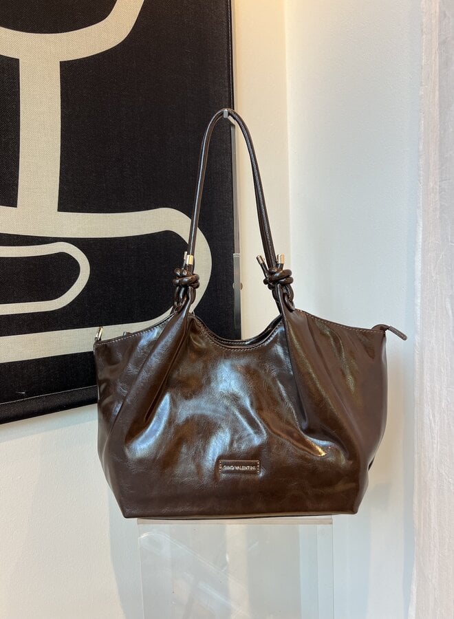 Gini Glossy Donkerbruin