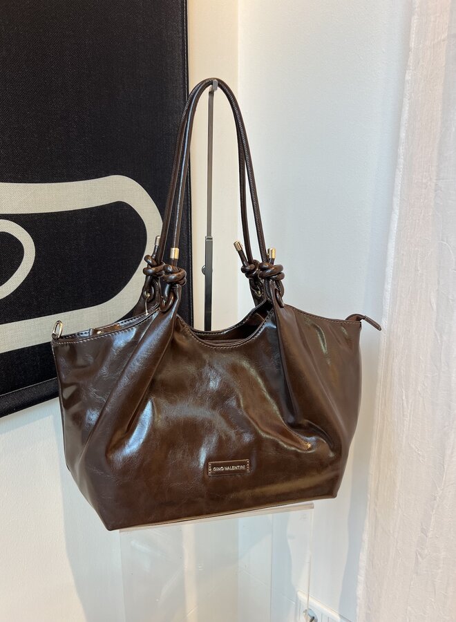 Gini Glossy Donkerbruin