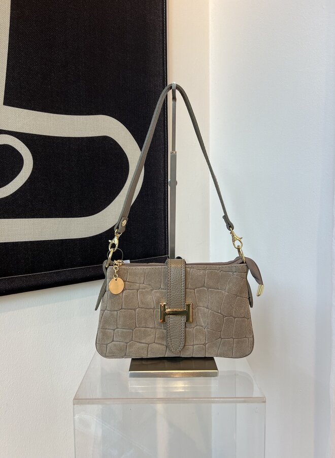 Hazel Croco Taupe
