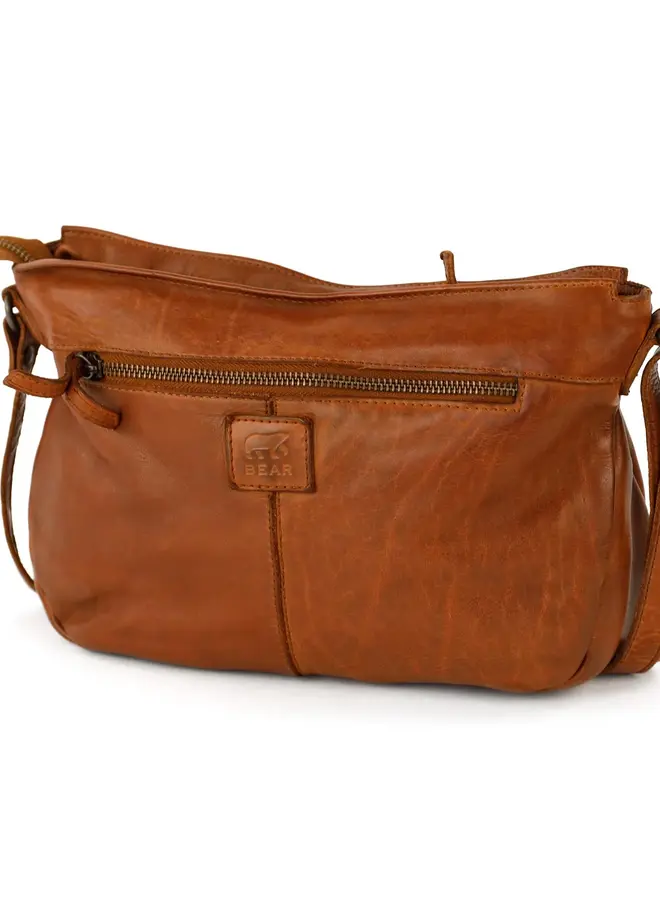 Schoudertas Floor Cognac