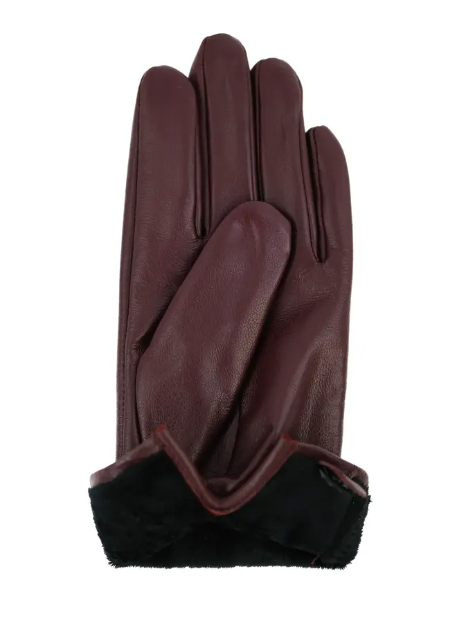 Handschoen Claudia Bordeaux