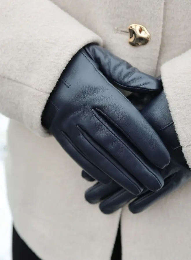 Handschoen Claudia Donkerblauw