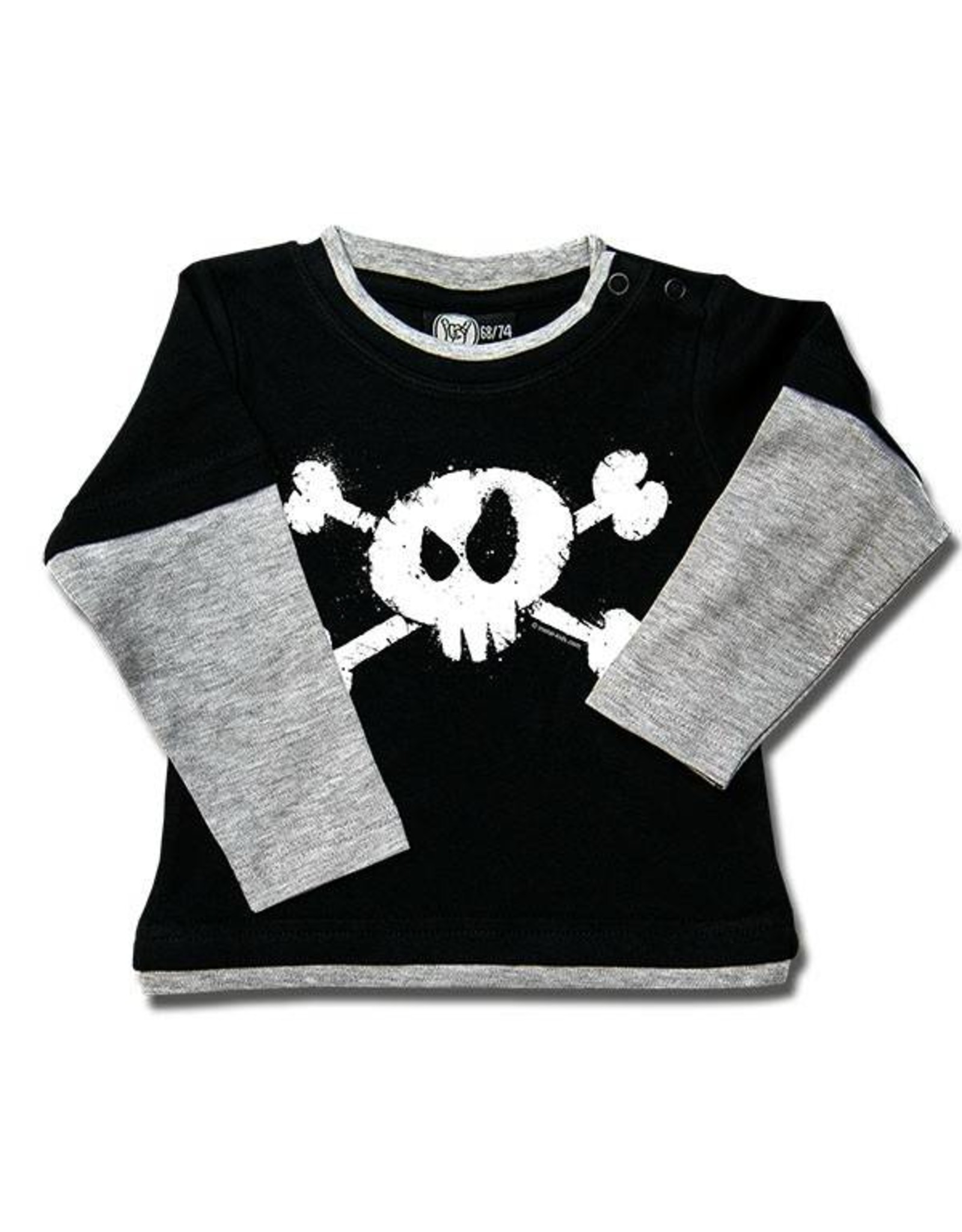 Skull Bones - Kids Skater Shirt